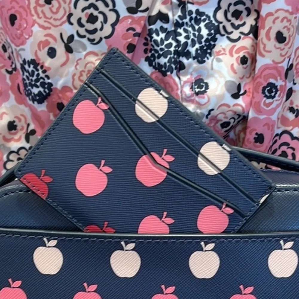 Kate Spade Staci Small Slim Card Holder Orchard Degrade Multi
